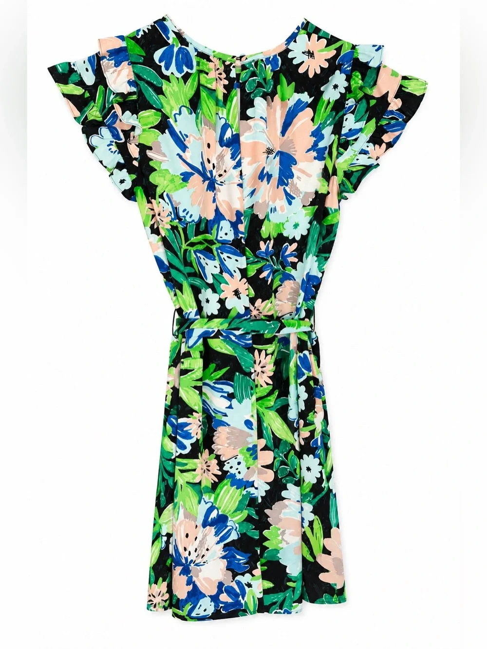 🌺 Kate Spade New York Floral Ruffle Sleeve Dress - NWOT